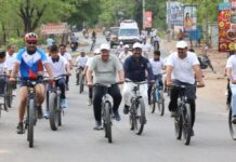 Cycle Rally Held in Adilabad to Promote Fuel-free Transport