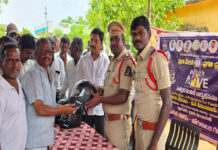 Jogulamba Gadwal: Cops Gift 100 Helmets Under Road Safety Initiative