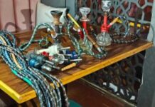 Illegal Hookah Centres Raided in Malkajgiri