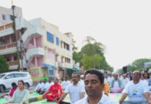NTR District Collector Leads Yoga, Anti-Plastic Campaigns