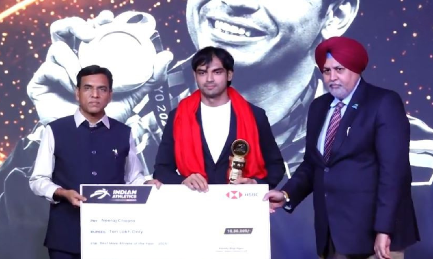 Neeraj Chopra Wins AFI’s Best Male Athlete Award