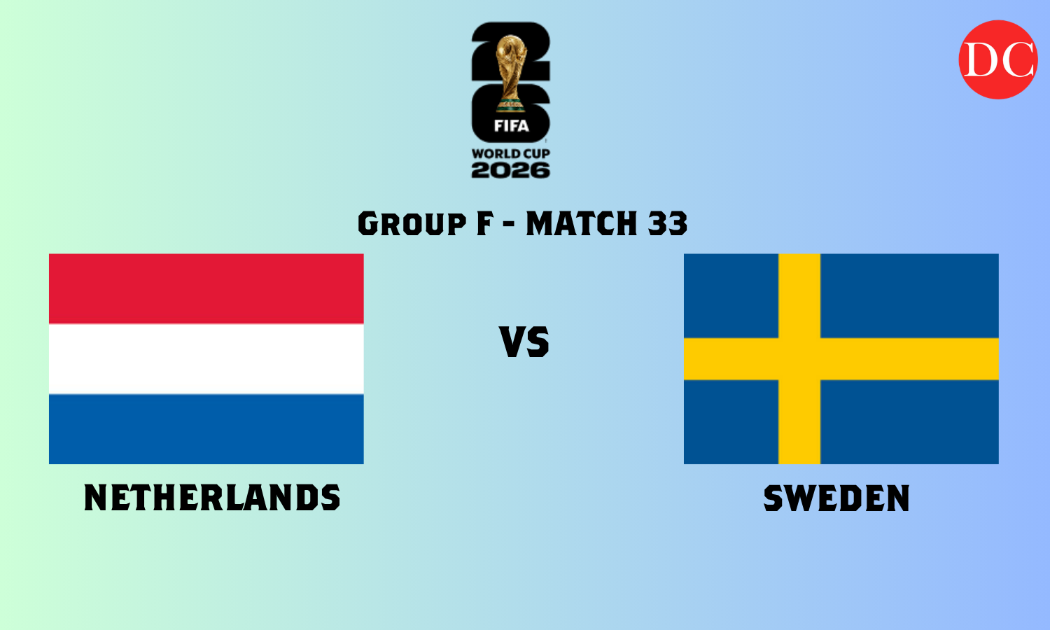 FIFA World Cup 2026 LIVE: Netherlands vs Sweden at Houston Stadium