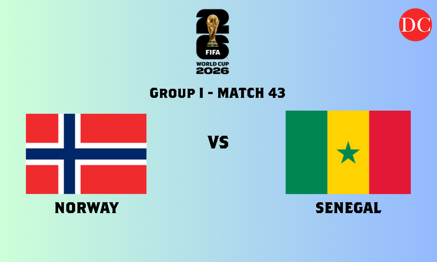 FIFA World Cup 2026 LIVE: Norway vs Senegal at New Jersey