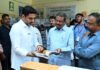 Pradhan, Lokesh Inspect Teaching Methods at PM SHRI School