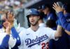 Dodgers’ Kyle Tucker removed from game with back spasms