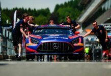 Spa 24 Hours: Verstappen Mercedes, Comtoyou Aston out as Ferrari suffers another puncture