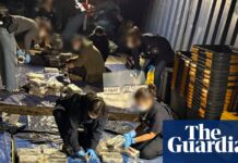 Almost three tonnes of cocaine found buried under Sydney property in Australia’s biggest ever seizure, police say