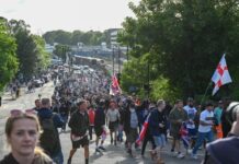 Protesters clash with police in Southampton over Henry Nowak murder