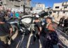 استشهاد 4 فلسطينيين في قصف الاحتلال مركبة غرب مدينة غزة