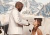 Kanye West’s most bizarre stunt yet as Kim Kardashian gets cosy with Lewis Hamilton