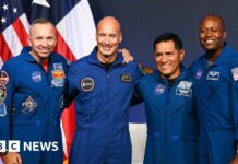 Nasa reveals crew for Artemis III mission