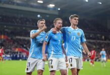 Belgium 5-0 Tunisia: Trossard and De Bruyne on target as Red Devils warm up for World Cup with impressive win