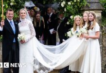Watch: Royals attend wedding of Peter Phillips and Harriet Sperling