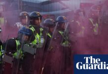Two men jailed for violence at protest over police treatment of Henry Nowak