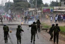 Man shot dead during protest against proposed US Ebola quarantine facility in Kenya