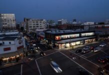 LA’s storied fashion district in a slump – can the Olympics put it back on its feet?