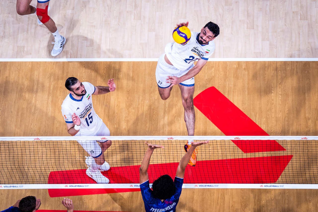 Iran suffer narrow loss against France in 2026 VNL