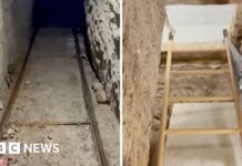 Video shows elaborate drug-smuggling tunnel between US and Mexico