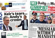 The Papers: ‘Keir’s tears… Andy’s crown’ and ‘Messiah without a mandate’