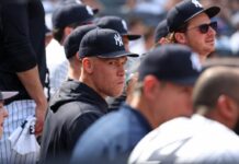 Aaron Judge alludes to play that started his stress fracture injury