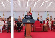 North Korea commissions warship as Kim eyes nuclear navy