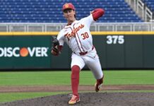 Grand slam puts USC baseball one win from College World Series