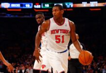 Metta Sandiford-Artest makes rare appearance wearing his own jersey at Knicks-Spurs Game 4