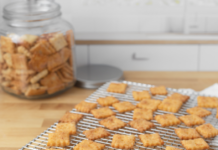 Healthier Homemade Cheese Crackers