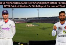 India vs Afghanistan 2026: New Chandigarh Weather Forecast and Maharaja Yadavindra Singh International Cricket Stadium’s Pitch Report for one-off Test