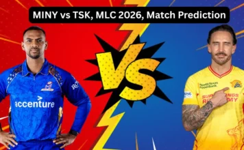 MINY vs TSK, MLC 2026, Match Prediction: Who will win today’s game between MI New York and Texas Super Kings?