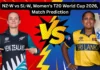 NZ-W vs SL-W, Women’s T20 World Cup 2026, Match Prediction: Who will today’s game between New Zealand Women and Sri Lanka Women?