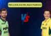 PAK vs AUS, 2nd ODI, Match Prediction: Who will win today’s game between Pakistan and Australia?