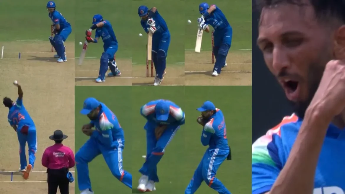WATCH: Prasidh Krishna tears through Afghanistan batting line-up in 3rd ODI with Rohit Sharma starring in slips