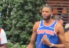 Mikal Bridges brings his dog to Knicks’ champonship parade