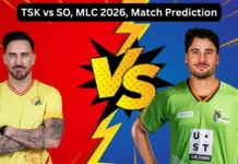 TSK vs SO, MLC 2026, Match Prediction: Who will win today’s game between Texas Super Kings and Seattle Orcas?