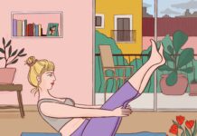 The yoga pose that’s better than 100 sit-ups (and lowers cortisol, too)