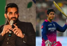 Zaheer Khan heaps praise on Vaibhav Suryavanshi after sensational IPL 2026 campaign