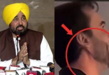 AAP Releases Video, Claims Akali Worker Used Silicone Mask To Defame Bhagwant Mann