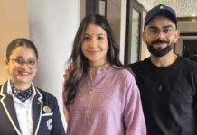 Anushka Sharma And Virat Kohli Pose For A Happy Selfie With Fans In Ahmedabad