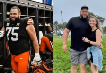 Who Is Joel Bitonio’s Wife? Meet Courtney, His College Sweetheart, As He Retires Post 12 NFL Seasons