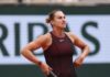 Aryna Sabalenka has stunning French Open meltdown as she falls to Diana Shnaider