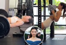 Myles Garrett’s girlfriend Chloe Kim turns heads in all-white gym outfit