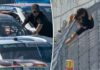 Crazed NASCAR fan climbs onto California track to fist-bump driver: ‘He’s wasted’