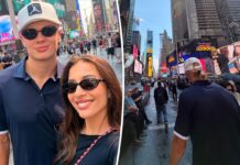 Erling Haaland’s girlfriend Isabel shows United States love before Norway World Cup game