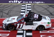 Denny Hamlin ties Kyle Busch, honors him with 63rd NASCAR Cup win at Michigan
