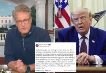 ‘Morning Joe’ Scarborough cracks up over Trump’s Truth Social attack on air: ‘Did Donald just write us?’