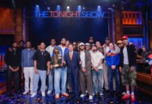 Knicks raise Jimmy Fallon’s lucky shoe to the ‘Tonight Show’ rafters as championship celebration rolls on