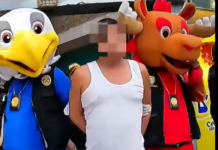 Police dress up as World Cup mascots to carry out drug sting