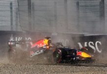 F1 Austrian GP: George Russell avoids investigation to take pole after Max Verstappen crash