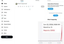 X is down for thousands of users who complain of broken timelines, error messages on platform